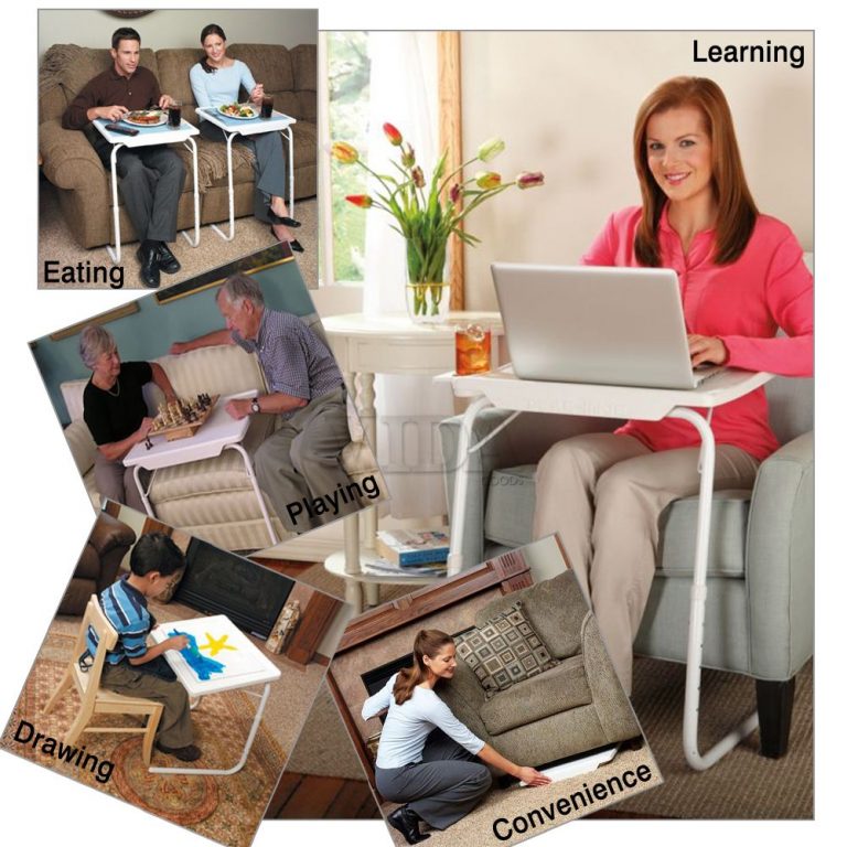 Tavoline Portative Mate II – Portable Table – White thumbnail 2