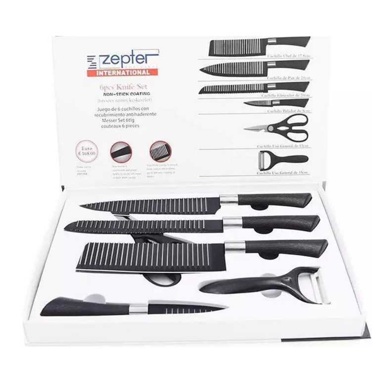 Set me thika Kuzhine Zepter – Kniffe Set – 6 Pcs