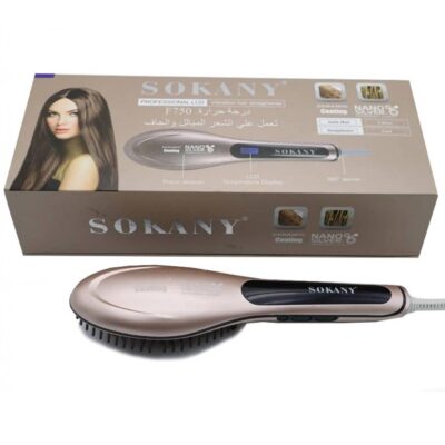 Sokany Hair Brush Straightener - Kreher pjaster 