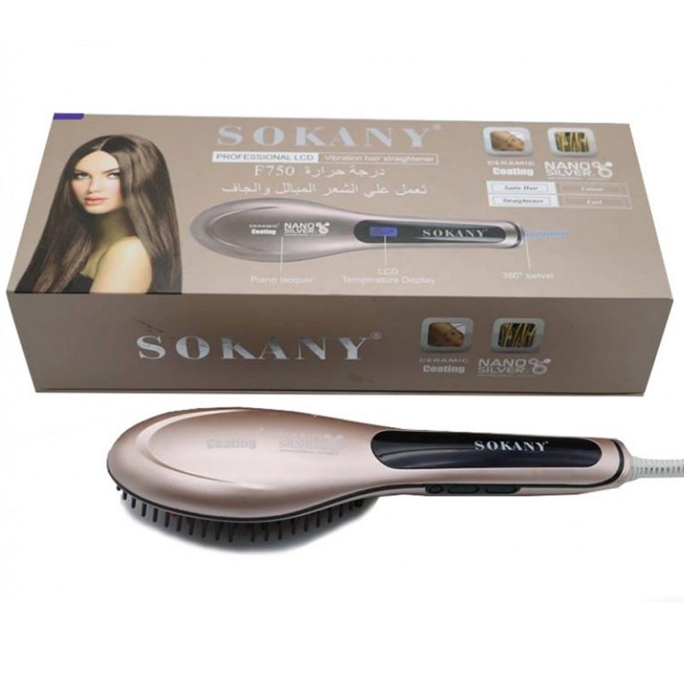 Kreher pjaster me avull Sokany – Hair Brush Straightener