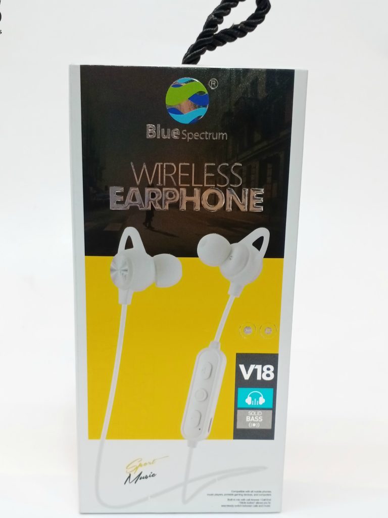 Kufje me WiFi – Wireless EarPhone Blue Spectrum Online