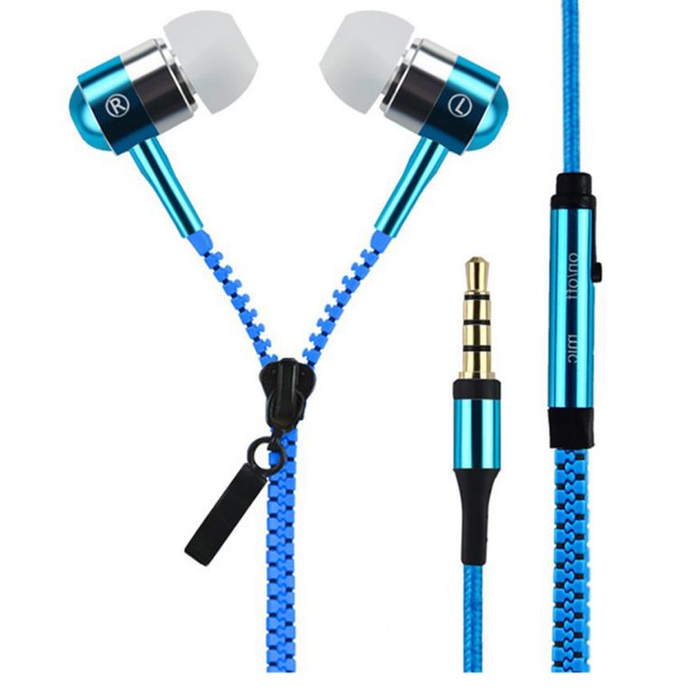 Kufje per SmartPhone me Zinxhir – Zipper EarPhones Bli Online