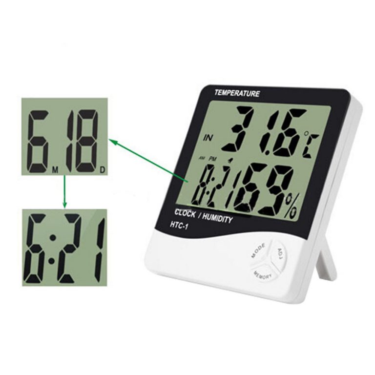 Mates temperature dhe lageshtie – Digital Hygrometer Online