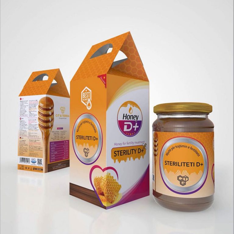 Mjalte Steriliteti Honey D+ per femra dhe per meshkuj
