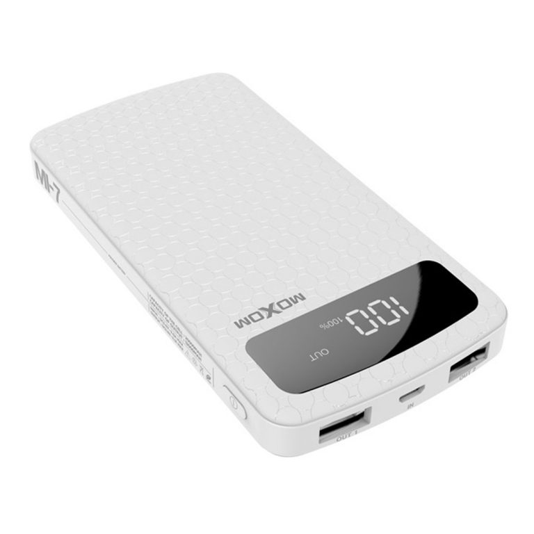 Power Bank me ekran dixhital – MOXOM Portable Charging
