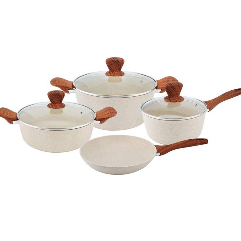 Ene gatimi prej graniti 4 cope – JIO Coating Cookware Set Online