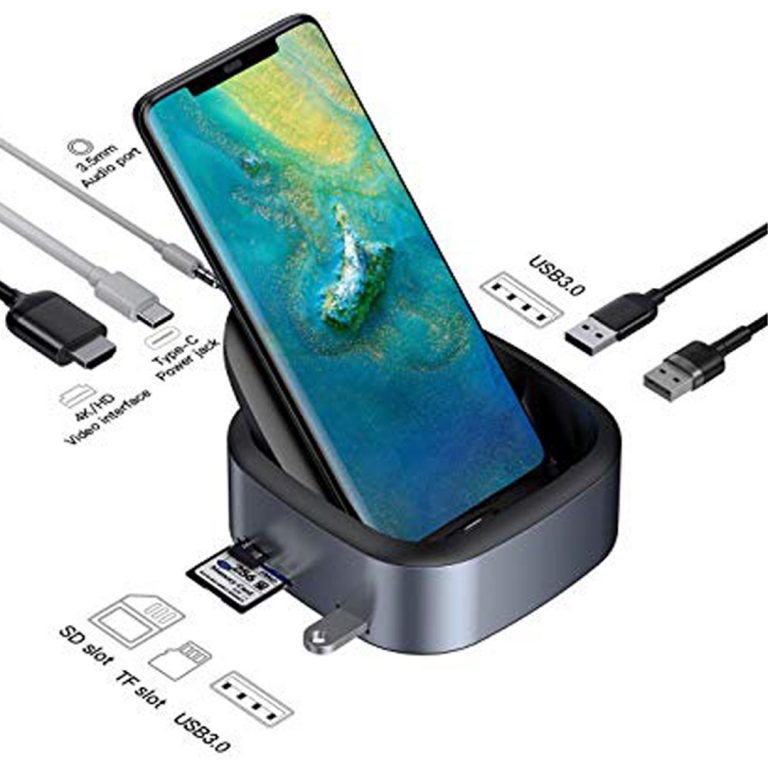 Karikues mbajtes telefoni – Baseus USB Type C HUB Docking