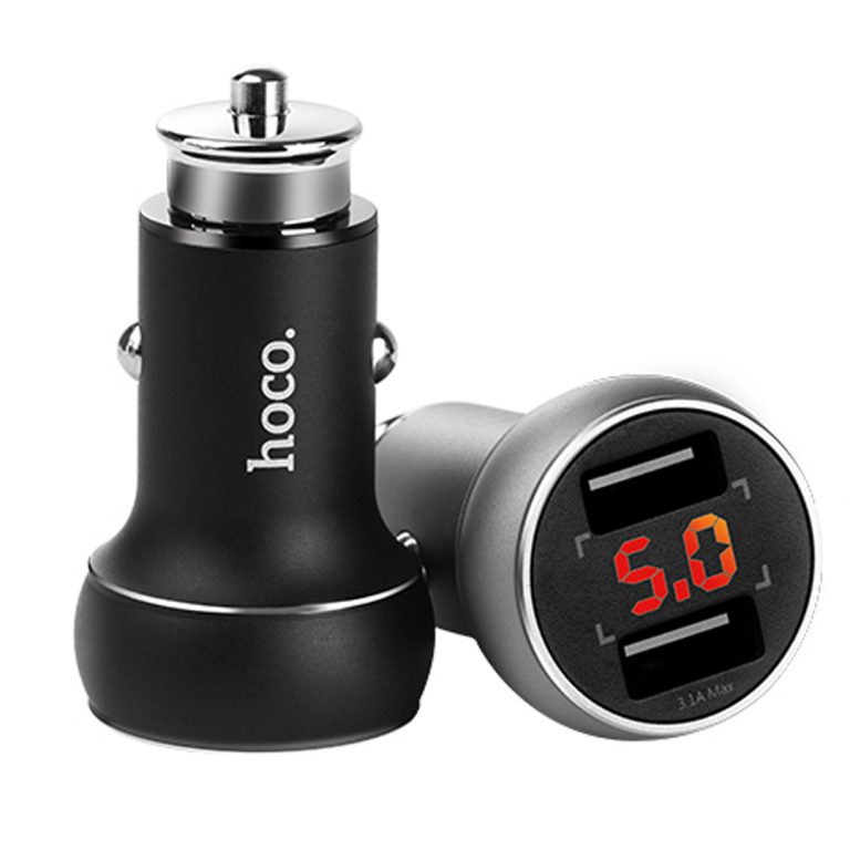 Karikues makine me ekran – Hoco Dual Port Car Charger