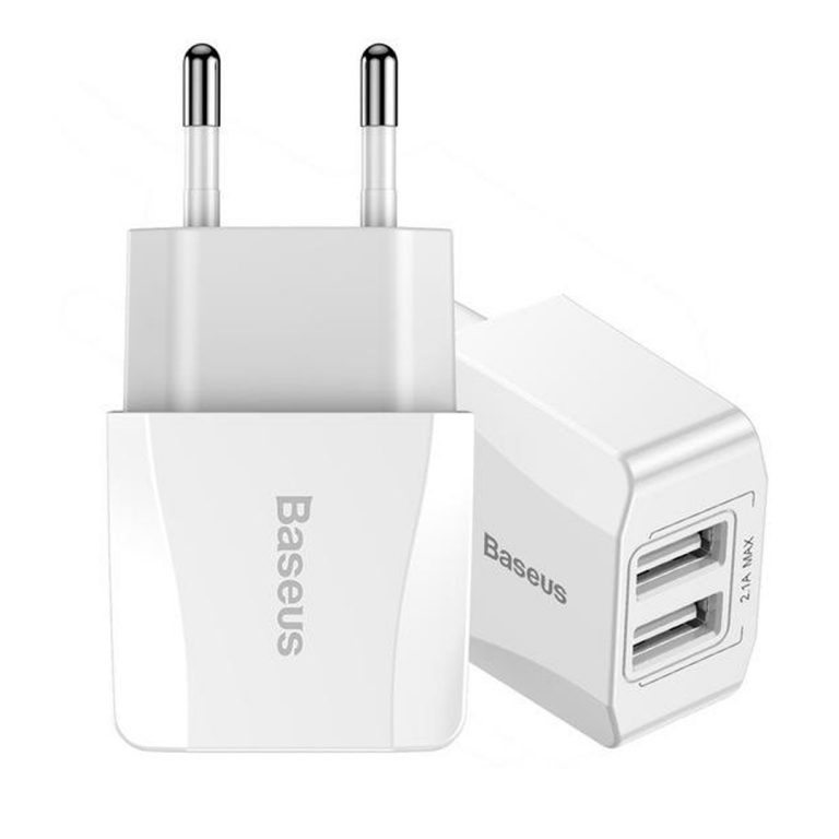 Karikues me 2 porta USB – Baseus 2.1 A Fast Charger Online
