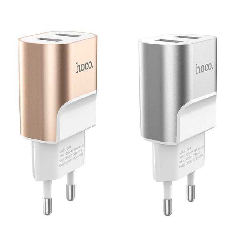 Karikues me 2 porta – Hoco Wall Charger Dual USB Ports