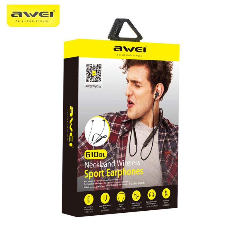 Kufje me Wireless Awei – Neckband Sport Earphones