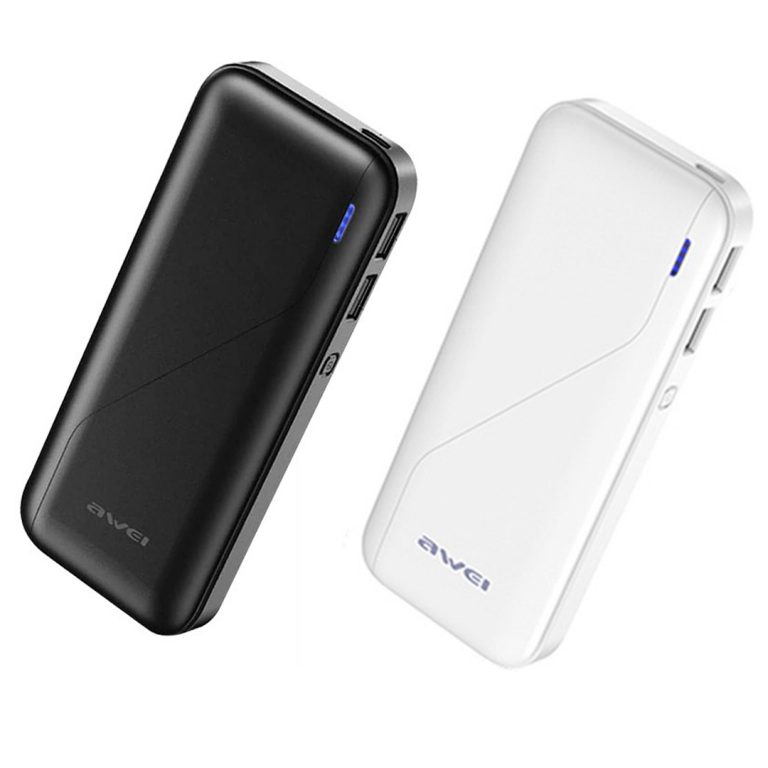 Portable Charger Mini Awei – Fast Charge Power Bank 2 Ports