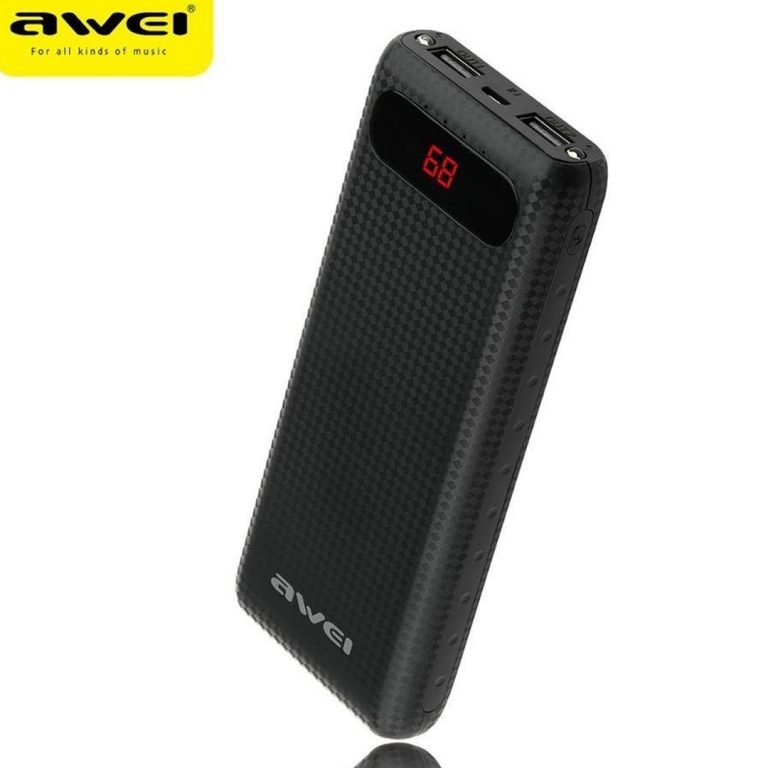 Original Power Bank Awei – Dual LED Light Digital Display thumbnail 2