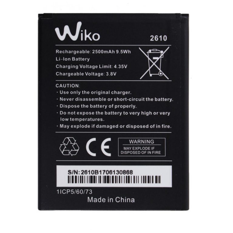 Bateri per telefon WIKO Jerry 2 Origjinale – New High Capacity