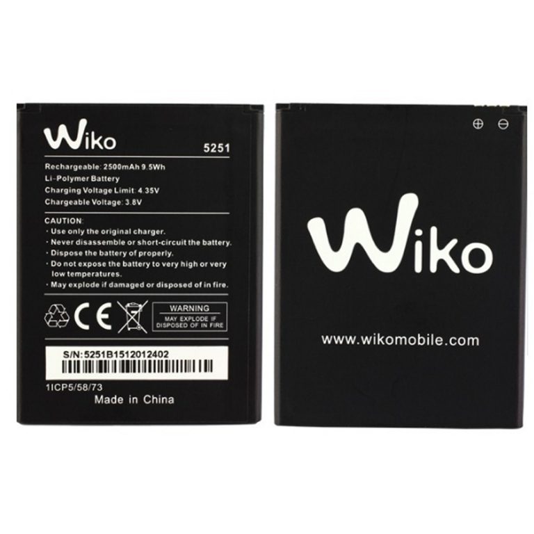 Bateri per telefon Wiko RainBow Jam – High Capacity Battery