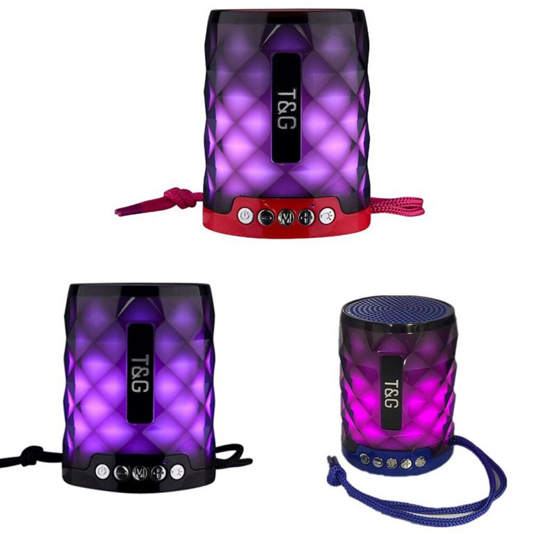 Boks me Bluetooth me drite LED – Bluetooth Speaker T&G