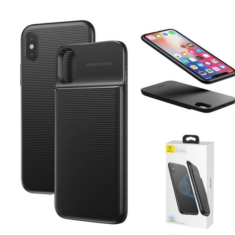 Powerbank dhe Cover Baseus per iPhone X & XS
