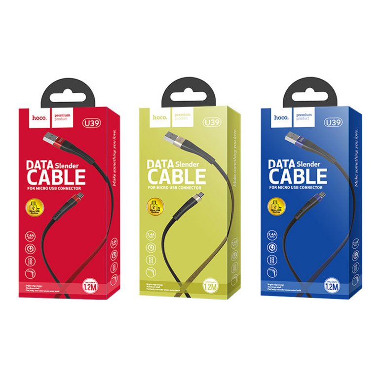 USB Kabell Hoco U39 Lightning | Karikues dhe transmetues