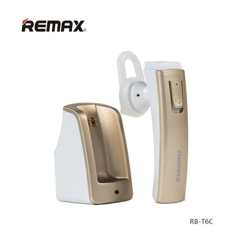 Kufje teke me bluetooth Remax me karikues | Gold