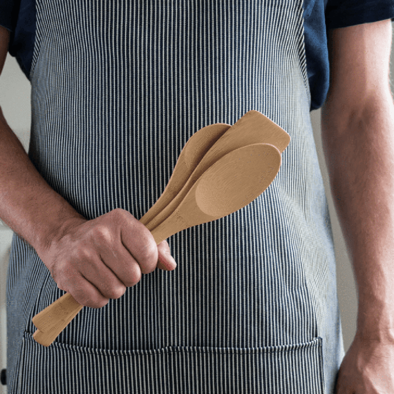 3 Luge Kuzhine prej Druri – Bamboo Kitchen Tools Set thumbnail 3