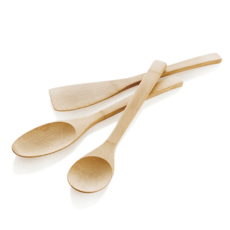 3 Luge Kuzhine prej Druri – Bamboo Kitchen Tools Set thumbnail 2