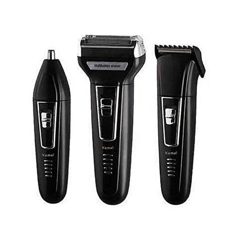 Makine Rroje Qethese Set – Gemei 3 in 1 Shaver Hair Clipper thumbnail 2