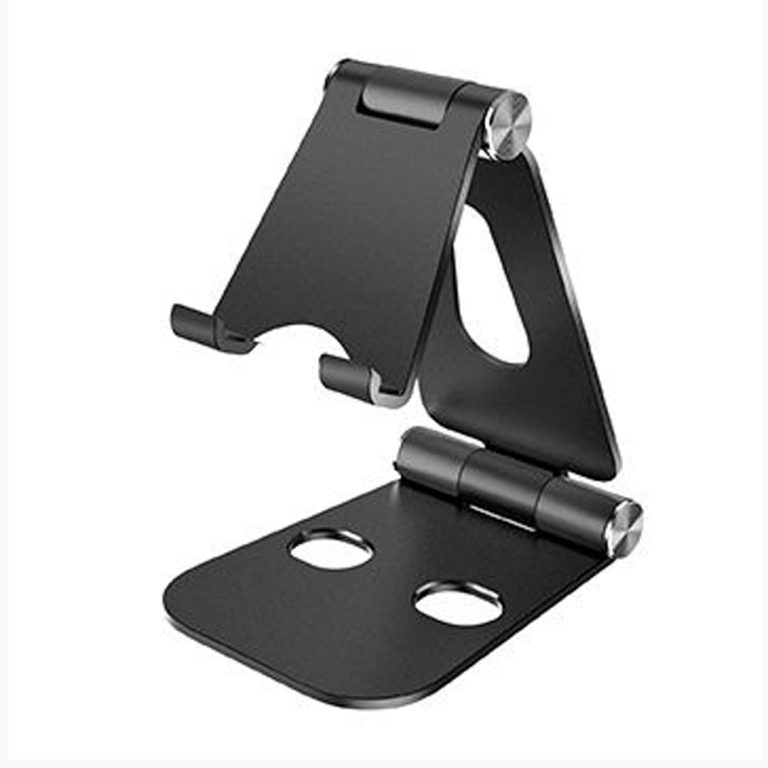 Mbajtese telefoni alumini | Black Phone Stand Table