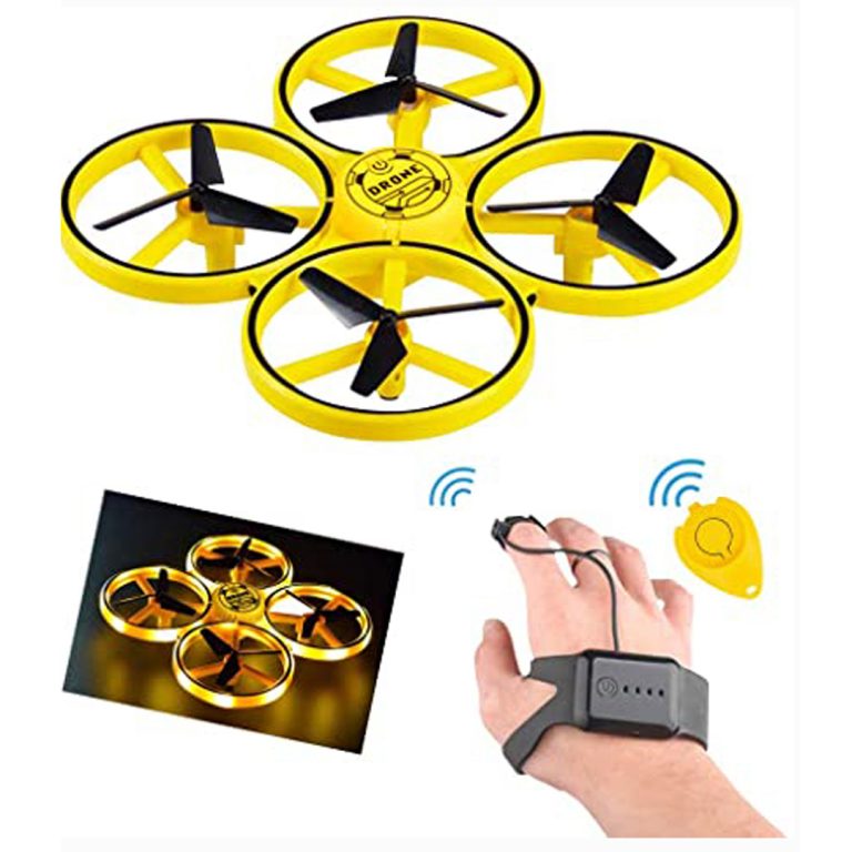 Mini Dron QuadCopter me sensor graviteti & drita LED