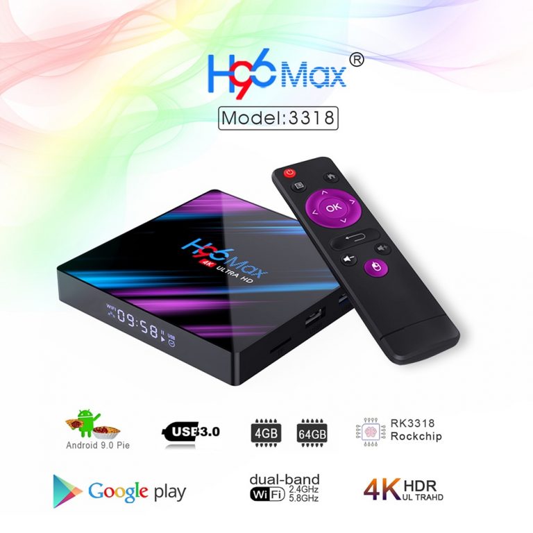 H96 Max – Android Smart Tv Box 4GB RAM 32GB