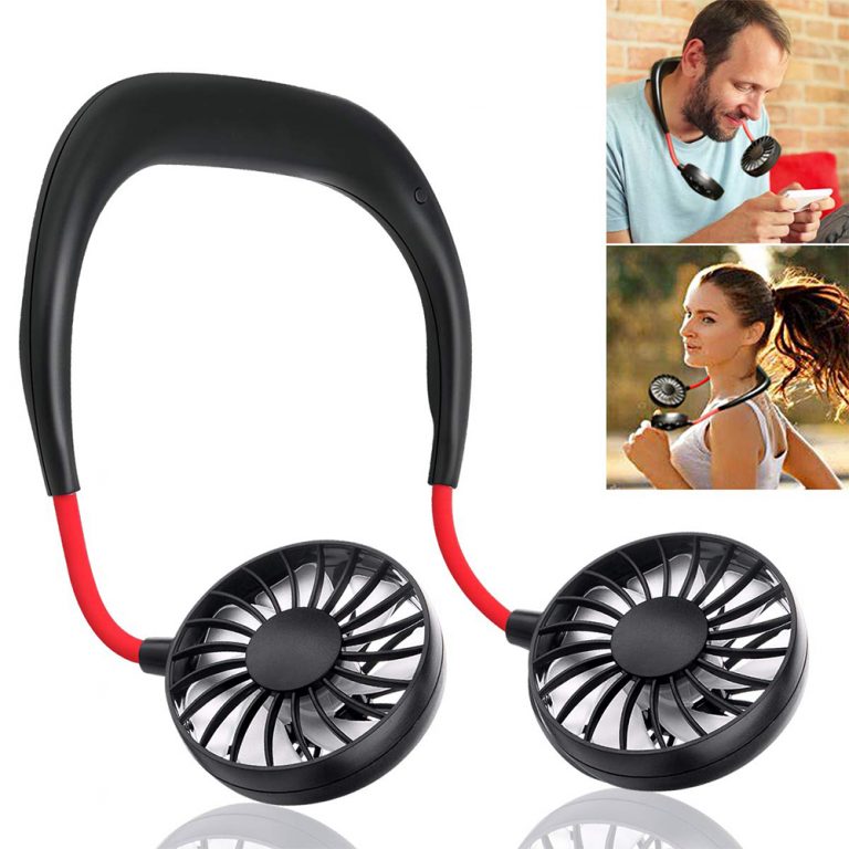 Neck Hanging Fan | Freskuese ajri per fytyren | Bli Online