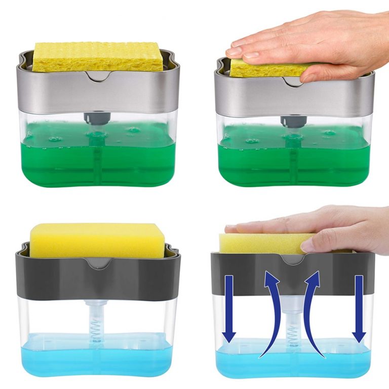 Mbajtese detergjenti dhe sfungjeri | Soap Pump Dispenser