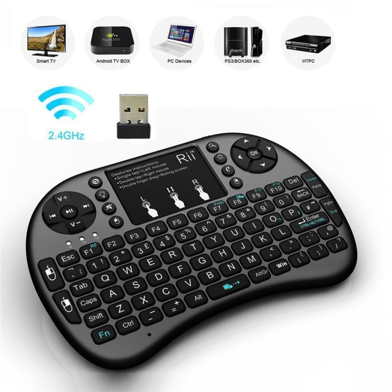 Tastiere per kompjuterin – Tv box me Wireless 2.4G – Bli Online thumbnail 2