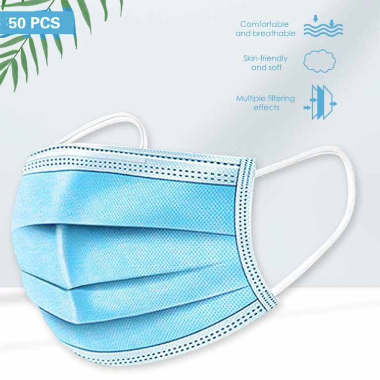 Maske mbrojtese kunder Covid19 – 50 cope – Disposable Mask thumbnail 5
