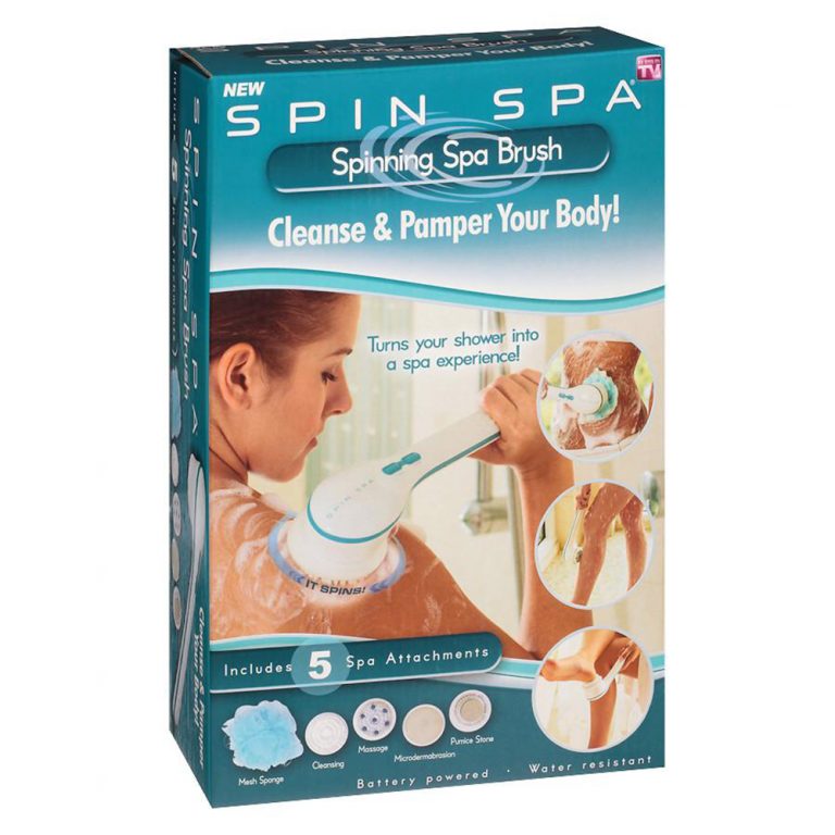 Furce elektrike per pastrimin e shpines – Spinning Spa Brush thumbnail 2