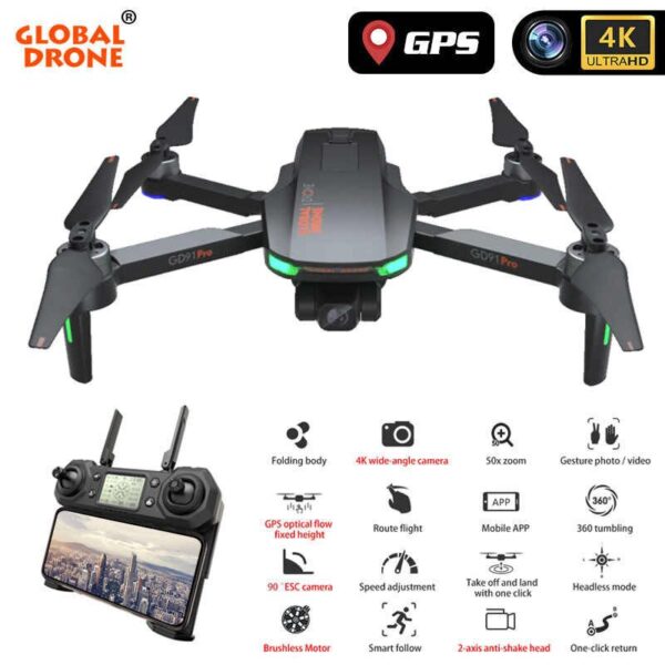 gps drone professional 4K HD dual iBuy al