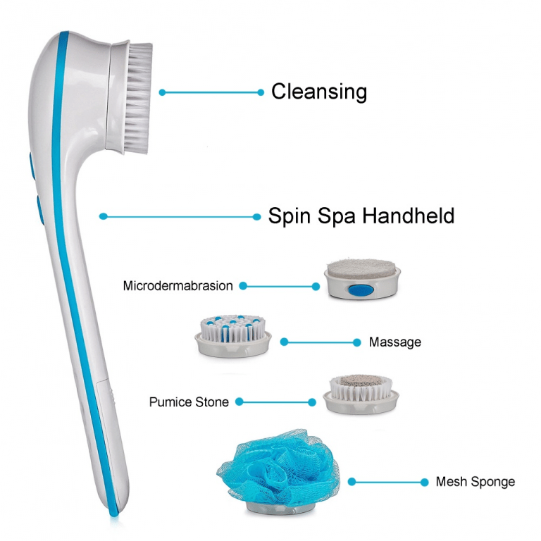 Furce elektrike per pastrimin e shpines – Spinning Spa Brush thumbnail 3