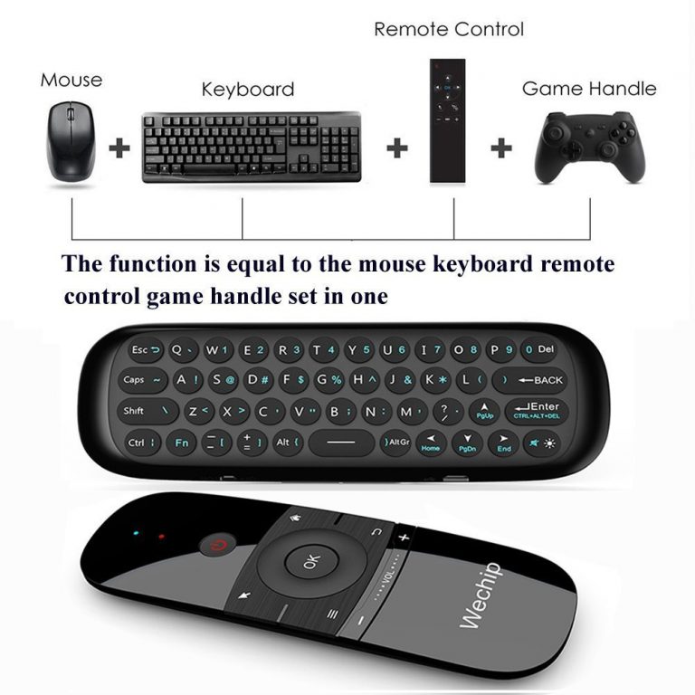 Air Mouse Keyboard – Leve kontrolli Multifunksionale thumbnail 2