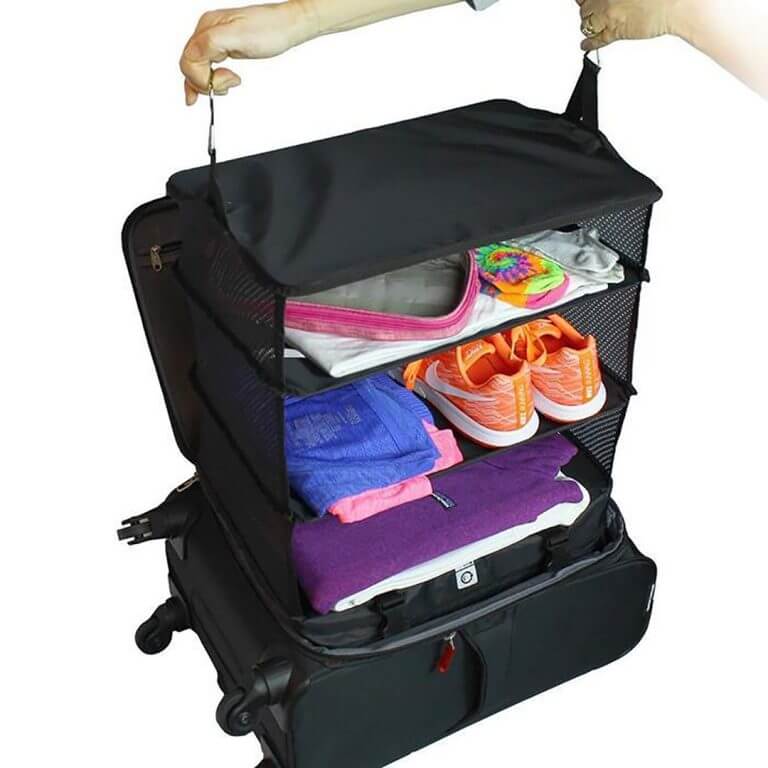 Valixhe udhetimi per rrobat – Organizues rrobash – Stow N Go thumbnail 3