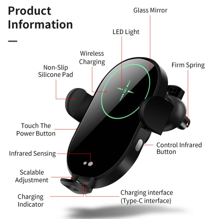 Karikues per ne makine 15W H5 – Wireless Quick Charge thumbnail 3