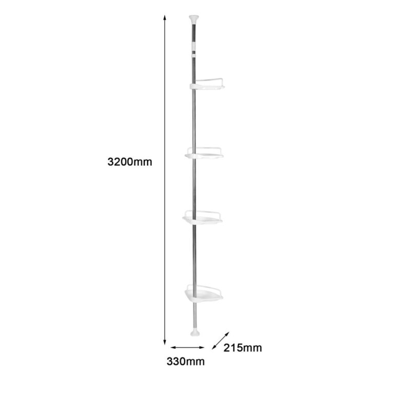 Multi Corner Shelf – Rafte per tualetin thumbnail 2