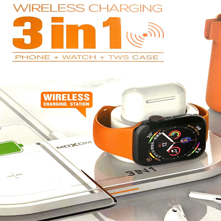 Karikues me WiFi 3 ne 1 – Moxom Wireless Charger