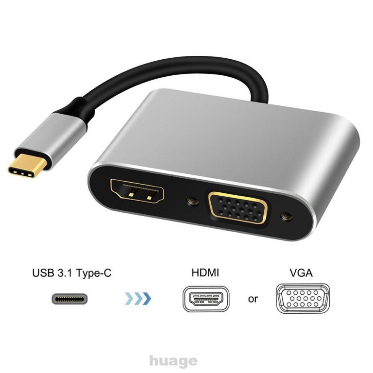 Adapter Type C ne Hdmi & VGA