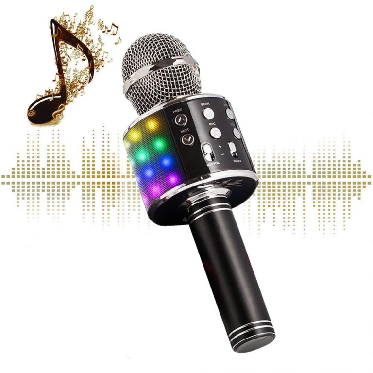Mikrofon dore per karaoke wireless WS 868L
