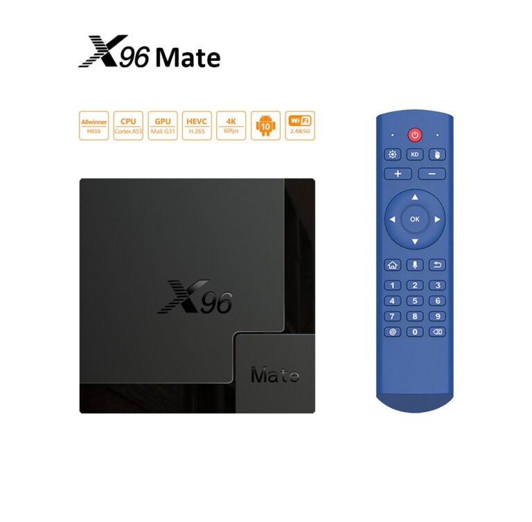 X96 Mate TV Box Android 10.0 – 4 GB RAM 32 GB ROM