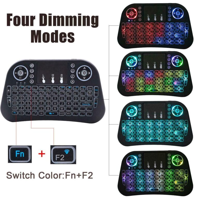 Mini Wireless Keyboard 2.4G per Smart TV