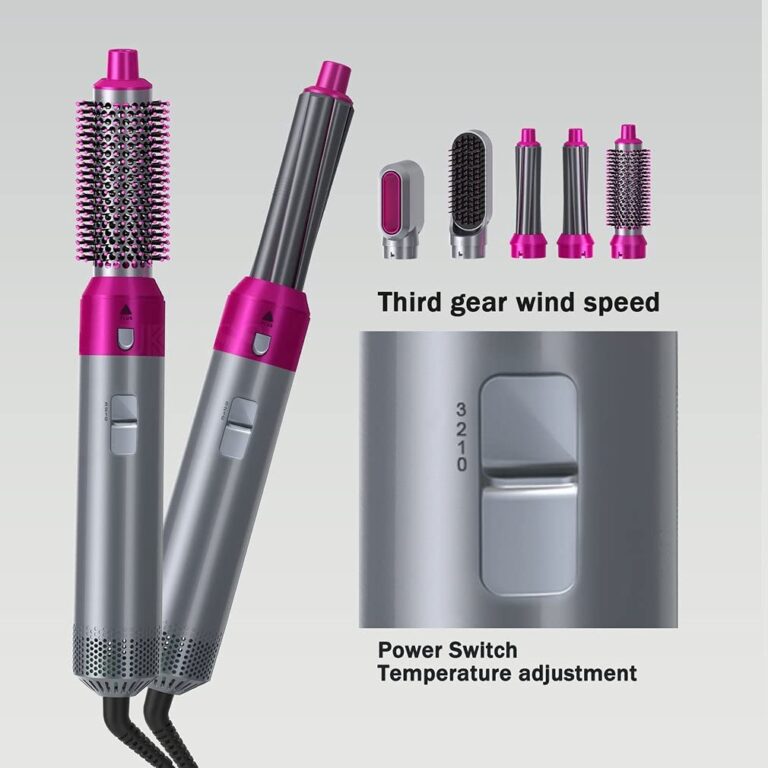 Pajisje stiluese per floket 5 ne 1 – Hot air comb thumbnail 2