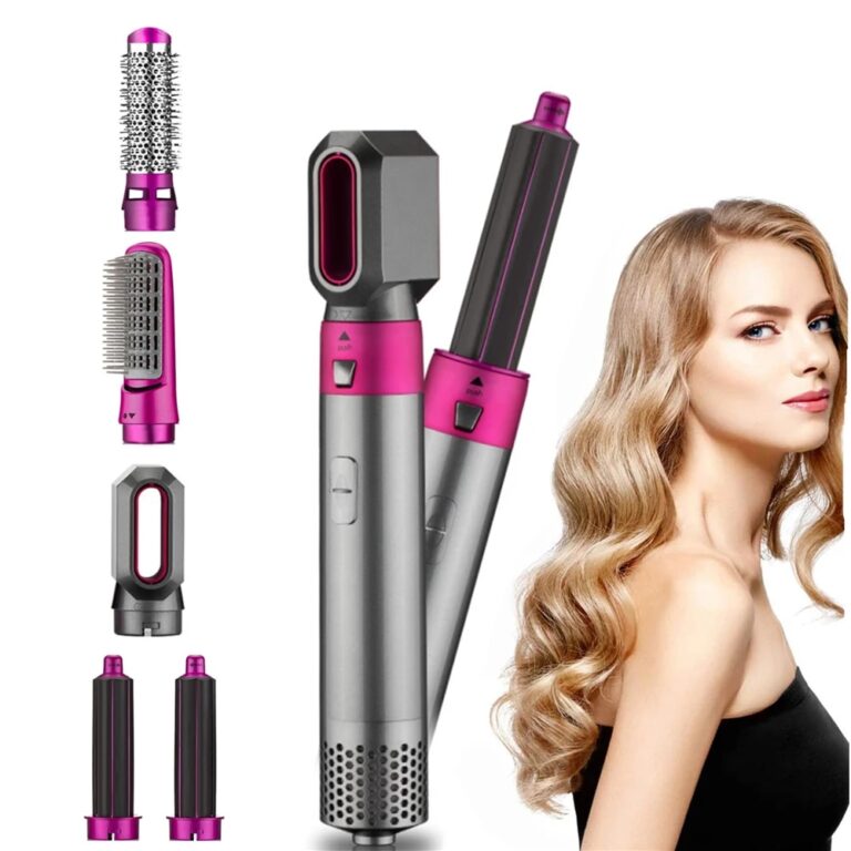 Pajisje stiluese per floket 5 ne 1 – Hot air comb