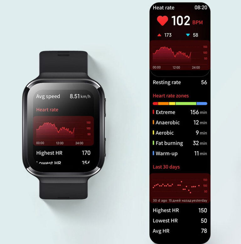 Ore inteligjente unisex – 70mai Saphir Smartwatch thumbnail 2