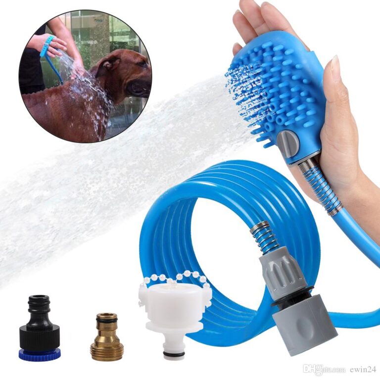 Furce larese per kafshet – Pet Bathing Brush thumbnail 2