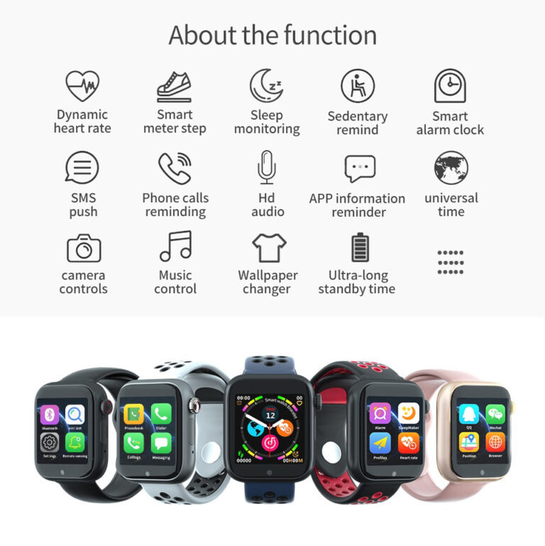 Ore inteligjente me karte Sim Z6S Smartwatch thumbnail 3